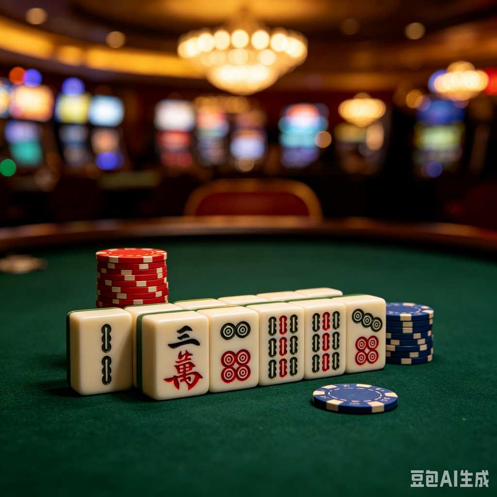 elegant text mahjong tiles