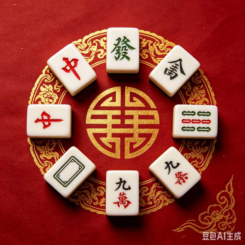 gradient color mahjong tiles