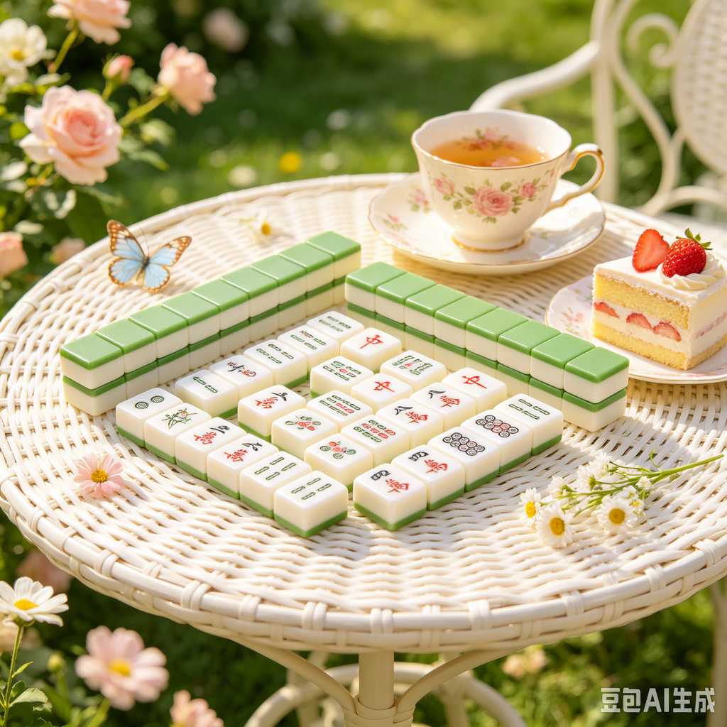 outdoor mahjong game set